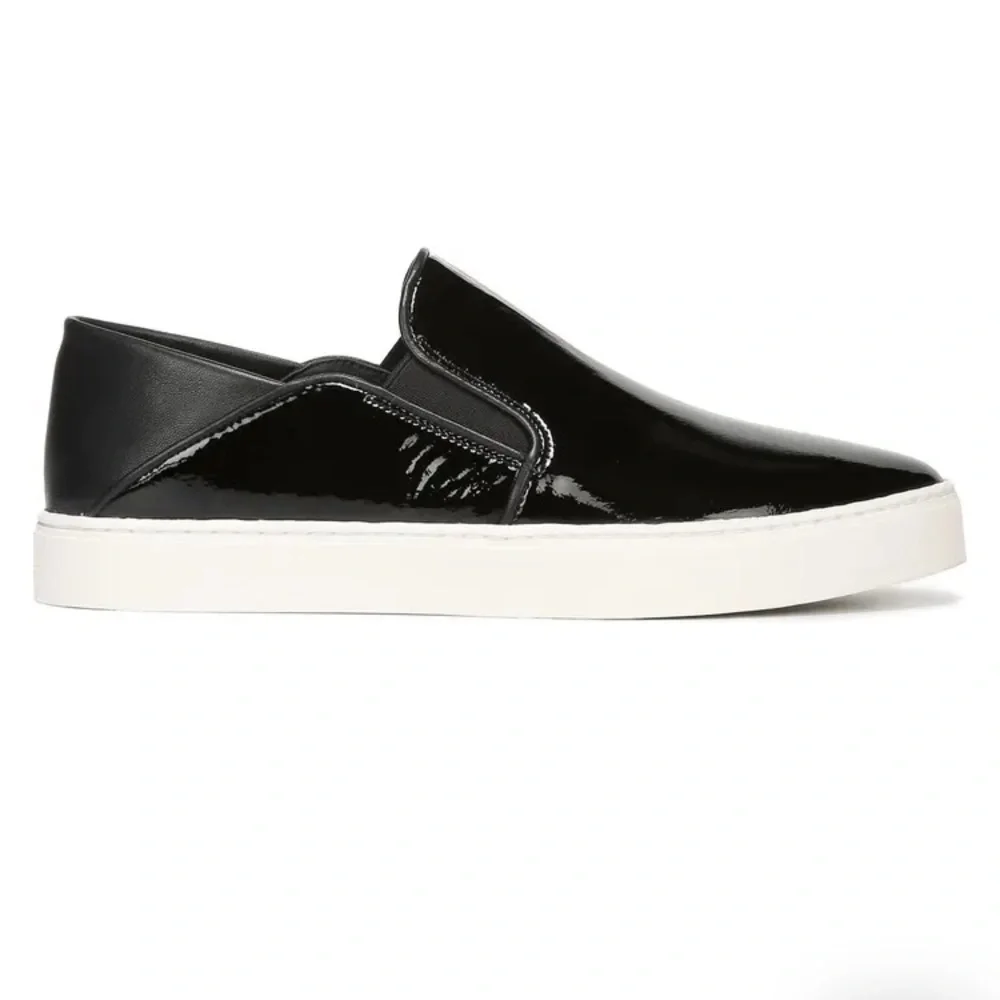 NEW Vince Garvey Slip On Black Leather FREE SHIPPING - Picture 2 of 9